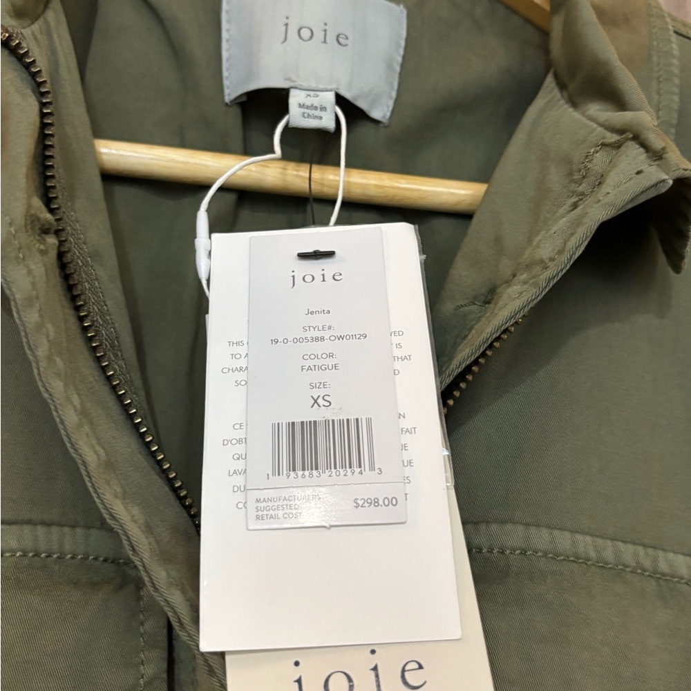Joie Women's Utility Jacket in Forest Green - Picture 2 of 7